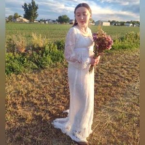 London Street Wedding Formal Bridal  Dress